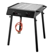 Xantos Black Gázos grillsütő , HENDI, Fekete, 9,5kW, 770x710x(H)870mm