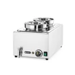 HENDI Ranger bain-marie készlet 2×4 literes tartállyal és fedéllel, HENDI, 8L, 220-240V/1000W, 604x332x(H)315mm