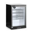 Egyajtós, pult alá helyezhető bárhűtő, italok hűtésére., Arktic, 105L, Fekete, 220-240V/120W, 600x530x(H)865mm
