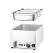 HENDI Ranger Bain Marie leeresztő csappal + 3x GN 1/3 fedéllel, HENDI, GN 1/1, 230V/1000W, 605x332x(H)242mm