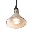 Állítható magasságú melegentartó lámpa, kúpos kivitelű., HENDI, Bézs, 230V/250W, ⌀275x(H)250mm