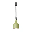 Függesztett melegentartó lámpa henger alakú, HENDI, Zöld, 230V/250W, ⌀175x(H)250mm
