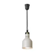 Függesztett melegentartó lámpa henger alakú, HENDI, Fehér, 230V/250W, ⌀175x(H)250mm