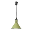 Állítható magasságú melegentartó lámpa, kúpos kivitelű., HENDI, Zöld, 230V/250W, ⌀275x(H)250mm