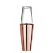 Boston shaker, BarUp, 0,8L, Rézvörös, ⌀90mm