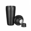 Koktél shaker 3 részes, BarUp, Fekete, ⌀85x(H)240mm