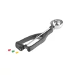 Fagylaltadagoló kanál balkezeseknek, Stöckel, 1/30, Fekete, ⌀49x(H)mm