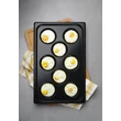Tálca tapadásmentes bevonattal, CONVECTOMAT EGGPLATE, HENDI, GN 1/1, Fekete, 530x325x(H)26mm