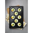 Tálca tapadásmentes bevonattal, CONVECTOMAT EGGPLATE, HENDI, GN 1/1, Fekete, 530x325x(H)26mm