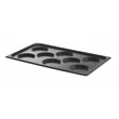 Tálca tapadásmentes bevonattal, CONVECTOMAT EGGPLATE, HENDI, GN 1/1, Fekete, 530x325x(H)26mm