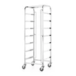 Mobil kocsi mosogatógép kosarakhoz - 7 x 500x500 mm, HENDI, 615x560x(H)1710mm