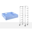Mobil kocsi mosogatógép kosarakhoz - 7 x 500x500 mm, HENDI, 615x560x(H)1710mm