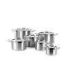 Közepes fazék- fedővel, HENDI, Profi Line, 23,2L, ⌀360x(H)230mm