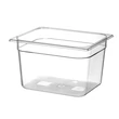 GN edény 1/2, HENDI, Profi Termékcsalád, GN 1/2, 12,5L, Átlátszó, 325x265x(H)200mm