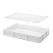 Fedél pizza tésztához GN 1/1, HENDI, GN 1/1, Fehér, 530x325x(H)20mm