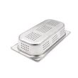 Maxima Gastronorm tartály 1/3 GN - Perforált - 6,5cm mély - 32,5 x 17,6cm - Rozsdamentes acél