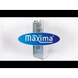 Maxima Hűtőszekrény - 600L - Fehér - Üvegajtóval
