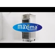 Maxima Fagyasztószekrény - 700L - 3 állítható polc (2/1 GN)  - Rozsdamentes Acél - Üvegajtóval