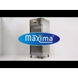 Maxima Halhűtőszekrény - 600L - 7 tároló (60 x 40 cm) - görgőkön - rozsdamentes acél
