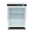 Maxima Hűtőszekrény - 200L - Fekete - Üvegajtóval