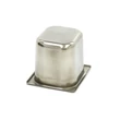 Maxima Gasztronorm tartály 1/6 GN - 15cm mély - 17,6 x 16,2cm - Rozsdamentes acél