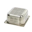 Maxima Gasztronorm tartály 2/3 GN - Perforált - 15cm mély - 32,5 x 35,4cm - Rozsdamentes acél