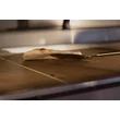 Rozsdamentes kerek kicsi pizza lapát 1 db nyél 20 cm 150 cm nyél