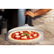 Perforált Alumínium téglalap alakú pizza lapát 33x33 cm, 150 cm nyél
