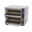 Maxima Deluxe pizzasütő 4 + 4 x 30 cm Dupla 400V