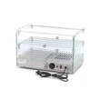Maxima Rozsdamentes acél melegítővitrin - 2 szintes - 55 cm - 50 L