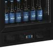 Tefcold Italhűtő – 345 L – fekete külső és belső reklámfelületettel
