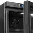 Tefcold Bemutató hűtő – 570 L – fekete külső és belső