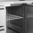 Tefcold Rozsdamentes hűtött munkaasztal - 2 ajtós