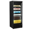 Tefcold Atom Maxi Bemutató hűtő – 459 L – fekete külső és belső
