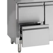 Tefcold Hűtött munkaasztal – 2 ajtós, oldalsó kompresszor – rozsdamentes (inox)