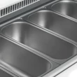 Tefcold Statikus Fagyipult – 357 L – fehér - 9 tégely