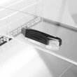 Tefcold VS SL Fekete impulzus hűtő – 190 L – rozsdamentes (inox)
