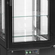 Tefcold Hűtött bemutató vitrin (hűtés ) – 248 L – rozsdamentes (inox)