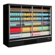Tefcold Galaxy+ Maxi Fekete Szupermarket többpolcos hűtő – 1610 L – 4 ajtós