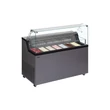 Tefcold Statikus Fagyipult  – 223 L – rozsdamentes (inox) - 7 tégely