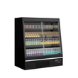 Tefcold Galaxy+ Fekete Szupermarket többpolcos hűtő – 360 L – 2 ajtós