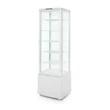 Bemutató vitrin 270L, Arktic, fehér, Fehér