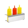 Adagoló flakon állvány, 3 lyuk ø 50 mm, 229x90x(H)78mm