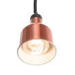 Függesztett melegentartó lámpa hengeres alakú- 230 V -250 W 175x250