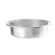 Leveses Chafing edény tükör fényezéssel - 10 l - 420x380 mm