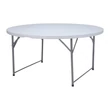 Büfé asztal kerek összehajtható 1520x740 mm