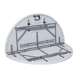 Büfé asztal kerek összehajtható 1520x740 mm
