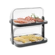 Hűthető bemutatótálca rolltop fedővel - 440x320x440 mm