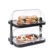 Hűthető bemutatótálca rolltop fedővel - 440x320x440 mm