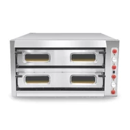 Pizzakemence sütő kétaknás 9+9-es Ferrara-Forni Prémium